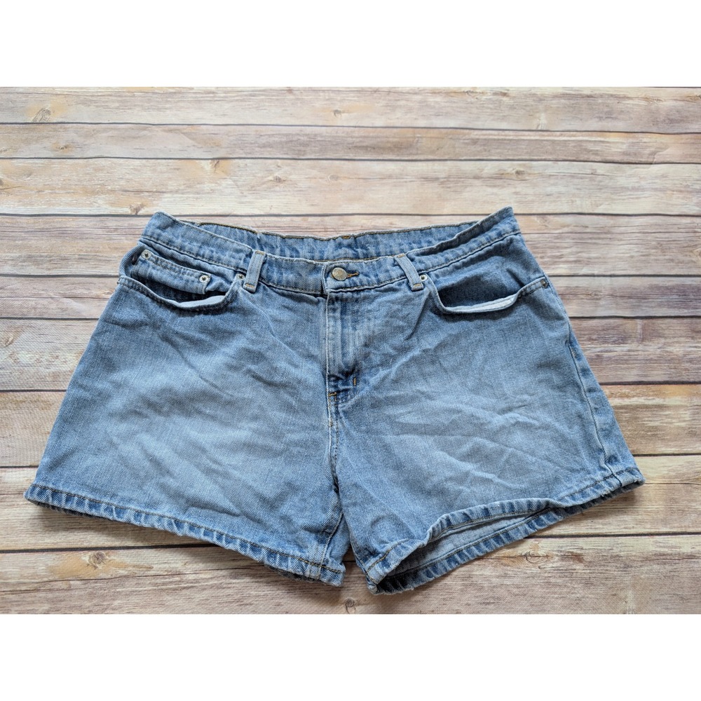 Polo Jeans Co Ralph Lauren Vintage Saturday Shorts Women 12 Blue Denim